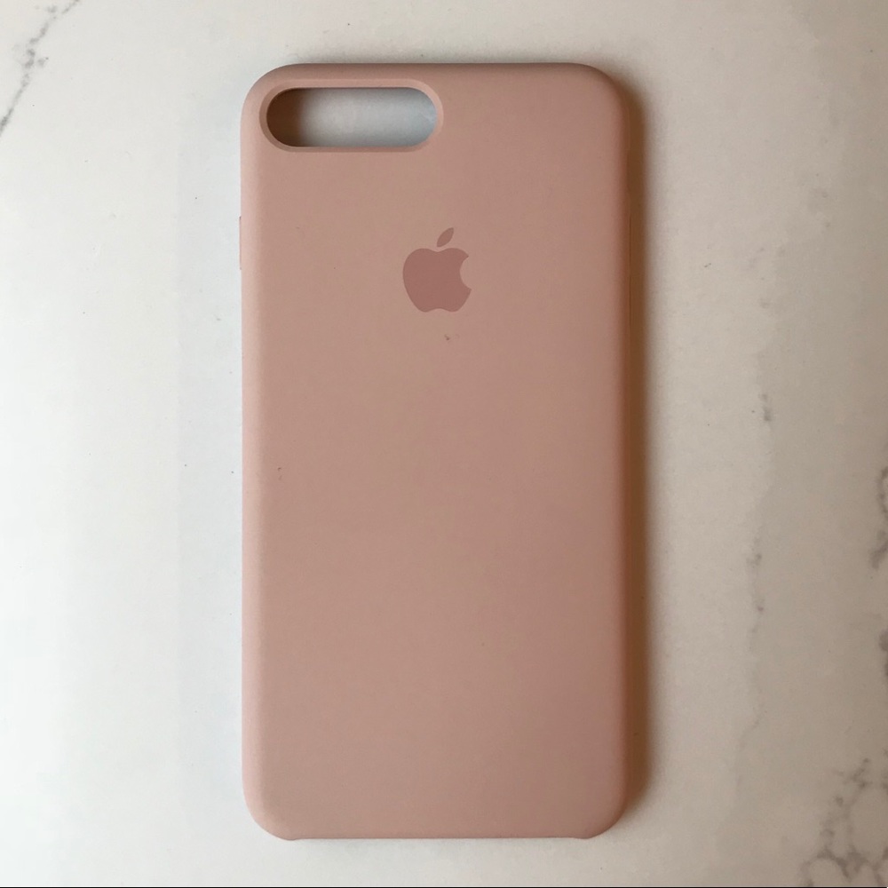 APPLE iPhone 7 Plus Silicone Phone Case-Pink Sand